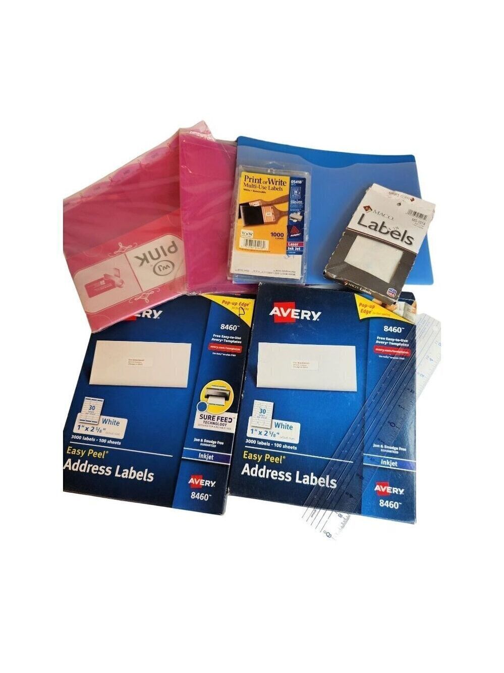 Avery & MACO Label inkjet 8460 Assortment: Address Multi-Use & Index Tab Divider